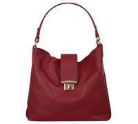 Shopper SAMANTHA LOOK, Damen, Gr. B/H/T: 37cm x 31cm x 16cm onesize, rot (bordeaux), Leder, unifarben, Taschen, echt Leder, Made in Italy (13090123-0) bordeaux