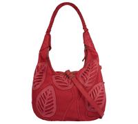 Shopper SAMANTHA LOOK, Damen, Gr. B/H/T: 41cm x 31cm x 4cm onesize, rot, Leder, unifarben, Taschen Shopper, echt Leder, Made in Italy (70834041-0) rot