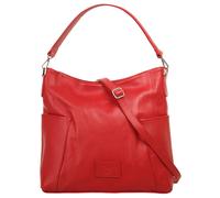 Shopper SAMANTHA LOOK, Damen, Gr. B/H/T: 42cm x 30cm x 14cm onesize, rot, Leder, Strukturmuster, Taschen, echt Leder, Made in Italy (53990202-0) rot