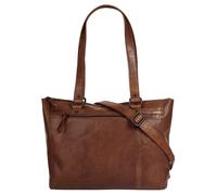 Shopper SPIKES & SPARROW, Damen, Gr. B/H/T: 30cm x 26cm x 9cm onesize, braun (cognac), Leder, leicht glänzend, unifarben, Taschen Shopper, echt Leder (34078437-0) cognac