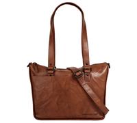 Shopper SPIKES & SPARROW, Damen, Gr. B/H/T: 35cm x 24cm x 10cm onesize, braun (cognac), Leder, vintage, Taschen Shopper, echt Leder (38393665-0)