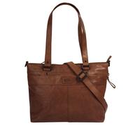 Shopper SPIKES & SPARROW, Damen, Gr. B/H/T: 37cm x 25cm x 7cm onesize, braun (cognac), Leder, vintage, Taschen Shopper, echt Leder (29727737-0)
