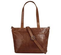 Shopper SPIKES & SPARROW Gr. B/H/T: 38 cm x 25 cm x 11 cm onesize, braun (cognac) Damen Taschen Handtaschen echt Leder (49935537-0)