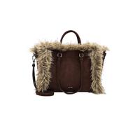 Shopper SURI FREY "Shopper SFY Chessy Suede", Damen, Gr. B/H/T: 49cm x 27cm x 15cm 0, braun 200, Polyester, Taschen Shopper (65218145-0) braun 200