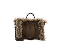 Shopper SURI FREY "Shopper SFY Chessy Suede", Damen, Gr. B/H/T: 49cm x 27cm x 15cm 0, oliv 960, Polyester, Taschen Shopper (76665625-0) oliv 960