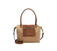 Shopper TAMARIS "Shopper TAS Fabrizia", Damen, Gr. B/H/T: 44cm x 28cm x 19cm 0, braun (nature 710), Polyester, Taschen Shopper (46829647-0) nature 710