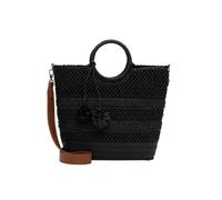 Tamaris Shopper TAS Kassandra Papierstroh 41 x 31 x 14 cm schwarz Damen