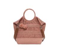 Shopper TAMARIS "Shopper TAS Kassandra", Damen, Gr. B/H/T: 50cm x 39cm x 18cm 0, rosa (rose 650), Papierstroh, Taschen Shopper (86412448-0) rose 650