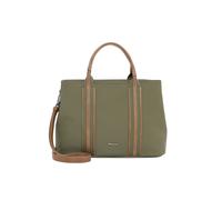 Shopper TAMARIS "Shopper TAS Kirsten", Damen, Gr. B/H/T: 34,5cm x 22,5cm x 12cm 0, khaki 910, Polyurethan, Taschen Shopper (64610416-0) khaki 910