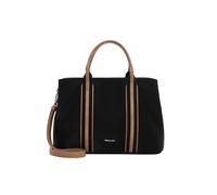 Shopper TAMARIS "Shopper TAS Kirsten", Damen, Gr. B/H/T: 34,5cm x 22,5cm x 12cm 0, schwarz (schwarz 100), Polyurethan, Taschen Shopper (45586156-0) schwarz 100
