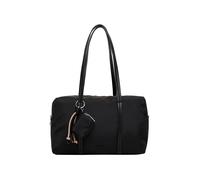 Shopper TAMARIS "Shopper TAS Maggie", Damen, Gr. B/H/T: 39cm x 23cm x 17cm 0, schwarz (schwarz 100), Polyester, Taschen Shopper (46488031-0) schwarz 100