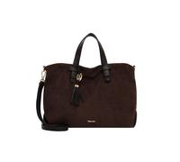 Shopper TAMARIS "Shopper TAS Mareike", Damen, Gr. B/H/T: 40cm x 28cm x 13cm 0, braun (braun 200), Polyester, Taschen Shopper (29504516-0) braun 200