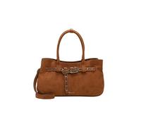 Shopper TAMARIS "Shopper TAS Melina", Damen, Gr. B/H/T: 39cm x 20cm x 14cm 0, braun (cognac 700), Polyester, Taschen Shopper (35871459-0) cognac 700