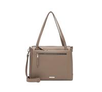 Shopper TAMARIS "Shopper TAS Melissa", Damen, Gr. B/H/T: 32cm x 27cm x 12cm 0, grau (taupe 900), Polyester, Taschen Shopper (74144966-0) taupe 900