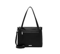 Shopper TAMARIS "Shopper TAS Melissa", Damen, Gr. B/H/T: 32cm x 27cm x 12cm 0, schwarz (schwarz 100), Polyester, Taschen Shopper (26145629-0) schwarz 100