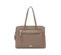 Shopper TAMARIS "Shopper TAS Melissa", Damen, Gr. B/H/T: 40cm x 30cm x 13,5cm 0, grau (taupe 900), Polyester, Taschen Shopper (44560108-0) taupe 900