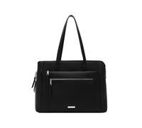 Shopper TAMARIS "Shopper TAS Melissa", Damen, Gr. B/H/T: 40cm x 30cm x 13,5cm 0, schwarz (schwarz 100), Polyester, Taschen Shopper (43621618-0) schwarz 100