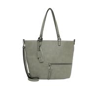 Shopper TAMARIS "Shopper TAS Nele", Damen, Gr. B/H/T: 43cm x 32cm x 16cm 0, grün (sage 970), Polyester, Taschen Shopper (96185338-0) sage 970