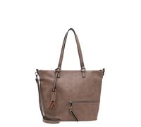 Shopper TAMARIS "Shopper TAS Nele", Damen, Gr. B/H/T: 43cm x 32cm x 16cm, braun (schwarztaupe 950), Taschen Shopper (90238851-0) schwarztaupe 950