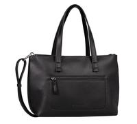 Shopper TOM TAILOR "Elis" Gr. B/H/T: 35 cm x 22 cm x 13 cm, schwarz Damen Taschen Handtaschen Shopper mit auffälliger Ziernaht ohne Innenfutter (59083932-0)
