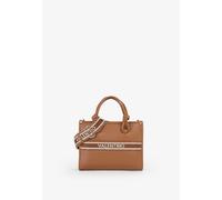 Shopper VALENTINO BAGS "AELLA", Damen, Gr. B/H/T: 11cm x 24,5cm x 11cm, cuoio, Lederimitat, Taschen Shopper, Damen Umhängetasche mit Kontrastbesatz (99489915-0) cuoio