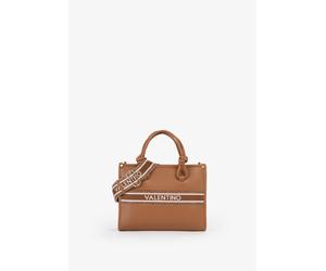 Shopper VALENTINO BAGS "AELLA", Damen, Gr. B/H/T: 11cm x 24,5cm x 11cm, cuoio, Lederimitat, Taschen Shopper, Damen Umhängetasche mit Kontrastbesatz (99489915-0) cuoio