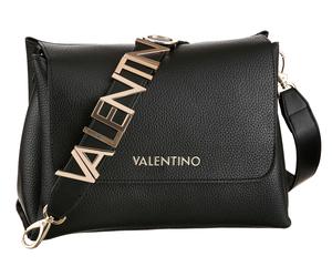 Shopper VALENTINO BAGS "ALEXIA", Damen, Gr. B/H/T: 27cm x 20cm x 12cm, schwarz, Lederimitat, unifarben, Taschen Shopper, Damen Handtasche, Schultertasche, Tragetasche mit Überwurf (13227023-0) schwarz
