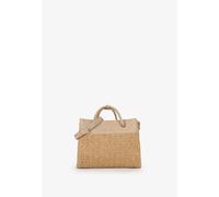 Shopper VALENTINO BAGS "ALEXIA SUMMER", Damen, Gr. B/H/T: 35cm x 27cm x 14cm, naturale, Jute, Taschen Shopper, Damen Handtasche, Umhängetasche, Schultertasche mit Logoschriftzug (61545543-0) naturale