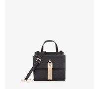 Shopper VALENTINO BAGS "EMY RE", Damen, Gr. B/H/T: 19cm x 17,5cm x 10cm, schwarz, Lederimitat, Taschen Shopper, Damen Umhängetasche, Tragetasche, Schultertasche mit V-Logoprägung (56920845-0) schwarz