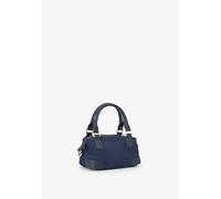 Shopper VALENTINO BAGS "JOLLY BIS RE", Damen, Gr. B/H/T: 20cm x 14cm x 12cm, blu, Lederimitat, Textil, Taschen Shopper, Damen Handtasche, Schultertasche mit goldfarbenen Logoschriftzug (17413823-0) bl