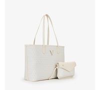 Shopper VALENTINO BAGS "QUEEN RE", Damen, Gr. B/H/T: 35cm x 25,5cm x 12,5cm, ecru, multi, Lederimitat, Taschen Shopper, Business Bag, Schultertasche mit separater Innentasche (88001727-0)