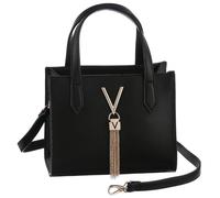 Shopper VALENTINO BAGS "SHOPPING DIVINA", Damen, Gr. B/H/T: 20cm x 16cm x 8cm, schwarz (nero, gold), Polyurethan, Taschen Shopper, Henkeltasche Umhängetasche Schultertasche (39176068-0) nero, gold