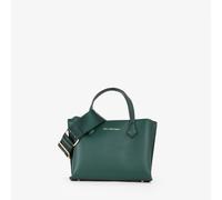 Shopper VALENTINO BAGS "SHOPPING FALL RE", Damen, Gr. B/H/T: 24cm x 19,5cm x 10cm, flaschengrün, Lederimitat, Taschen Shopper, Damen Umhängetasche, Tragetasche, Schultertasche mit Logoschriftzug (9347