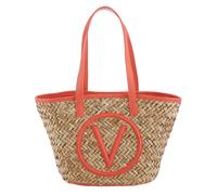 Shopper VALENTINO BAGS "SHOPPING SAMUELA", Damen, Gr. B/H/T: 45cm x 27cm x 15cm, natur, coral, Polyurethan, Taschen Shopper, Henkeltasche, Schultertasche, Handtasche Damen (86188004-0) natur, coral