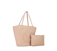 Shopper VALENTINO BAGS "SHOPPING SPECIAL COVENT", Damen, Gr. B/H/T: 55cm x 34cm x 15cm, beige, Lederimitat, Taschen Shopper, Damen Umhängetasche, Tragetasche, Handtasche mit großer V-Prägung (71766562