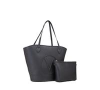 Shopper VALENTINO BAGS "SHOPPING SPECIAL COVENT", Damen, Gr. B/H/T: 55cm x 34cm x 15cm, schwarz, Lederimitat, Taschen Shopper, Damen Umhängetasche, Tragetasche, Handtasche mit großer V-Prägung (457360