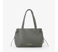 Shopper VALENTINO BAGS "WIN RE", Damen, Gr. B/H/T: 37cm x 24cm x 13,5cm, grau (khaki), Lederimitat, Taschen Shopper, Damen Umhängetasche, Schultertasche, Tragetasche mit Fransen (88668666-0) khaki