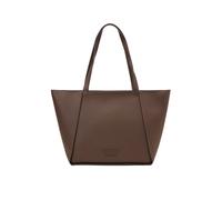 Shopper "Vera", Damen, Gr. B/H/T: 48cm x 27cm x 11cm, braun, Lederimitat, MARC O'POLO ACCESSORIES, Taschen Shopper, Damen Umhängetasche, Schultertasche mit Logoverzierung (88152913-0) braun