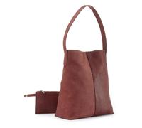 Shopper VIVANCE "Schultertasche", Damen, Gr. B/H/T: 30cm x 35cm x 14cm, bordeaux, Lederimitat, animal-print, geprägtes Muster, unifarben, Taschen Shopper, mit kleiner Innentasche, Handtasche, Damentas