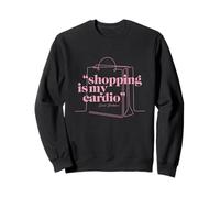 Shopping is My Cardio Carrie Bradshaw Zitat Grafik PAPL3775 Sweatshirt