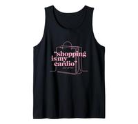 Shopping is My Cardio Carrie Bradshaw Zitat Grafik PAPL3775 Tank Top