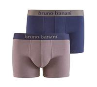 Bruno Banani Herren Flowing Boxershorts, Mittelgrau/schattenblau, XXL
