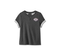 Short Sleeve Pullover Damen Kurzarm-Pullover, S S grau