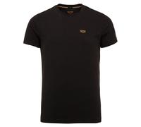 PME Legend Herren Rundhals T-Shirt Cold DYE Regular Fit Schwarz Weiss Grün Blau, Größe:3XL, Farbe:Black 999