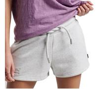 Superdry Womens Vintage Logo EMB Jersey Shorts, Glacier Grey Marl, XL