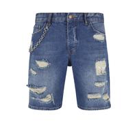 Shorts 2Y PREMIUM "2Y Premium 2Y Jeans Shorts", Herren, Gr. 31, Normalgrößen, blau, 97% Baumwolle, 3% Elasthan, unifarben, normal, Hosen Shorts (41311726-31) blau