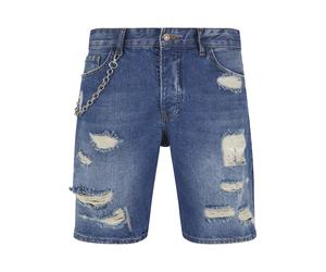 Shorts 2Y PREMIUM "2Y Premium 2Y Jeans Shorts", Herren, Gr. 31, Normalgrößen, blau, 97% Baumwolle, 3% Elasthan, unifarben, normal, Hosen Shorts (41311726-31) blau