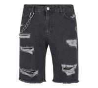 Shorts 2Y PREMIUM "2Y Premium Herren 2Y Jeans Shorts", Herren, Gr. 32, Normalgrößen, anthrazit, 97% Baumwolle, 3% Elasthan, unifarben, normal, Hosen Shorts (46421016-32) anthrazit
