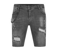 Shorts 2Y STUDIOS "2Y Studios Herren 2Y Jeans Shorts", Herren, Gr. 34, Normalgrößen, schwarz, 97% Baumwolle, 3% Elasthan, unifarben, normal, Hosen Shorts (72157118-34) schwarz