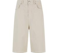 Shorts 2Y STUDIOS "2Y Studios Junan Baggy Basic Shorts", Herren, Gr. 34, Normalgrößen, beige, 100% Baumwolle, unifarben, loose fit, Hosen Shorts (15359566-34) beige